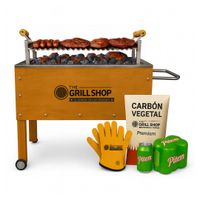 Caja china mediana familiar Guantes Carbón Cerveza